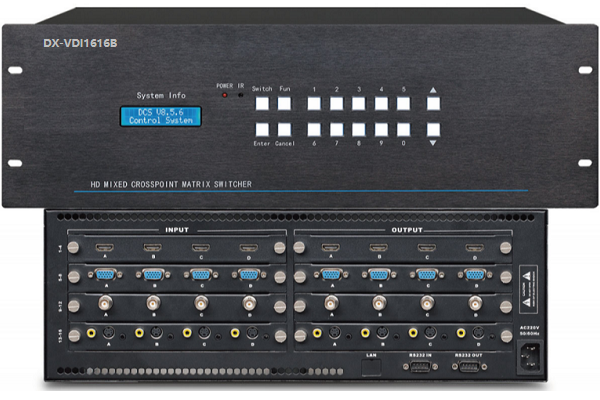 16*16高清混合矩陣主機(jī)