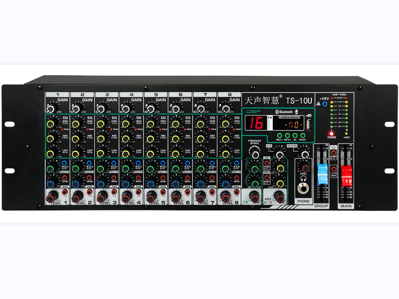10路機(jī)架式專(zhuān)業(yè)調(diào)音臺(tái)